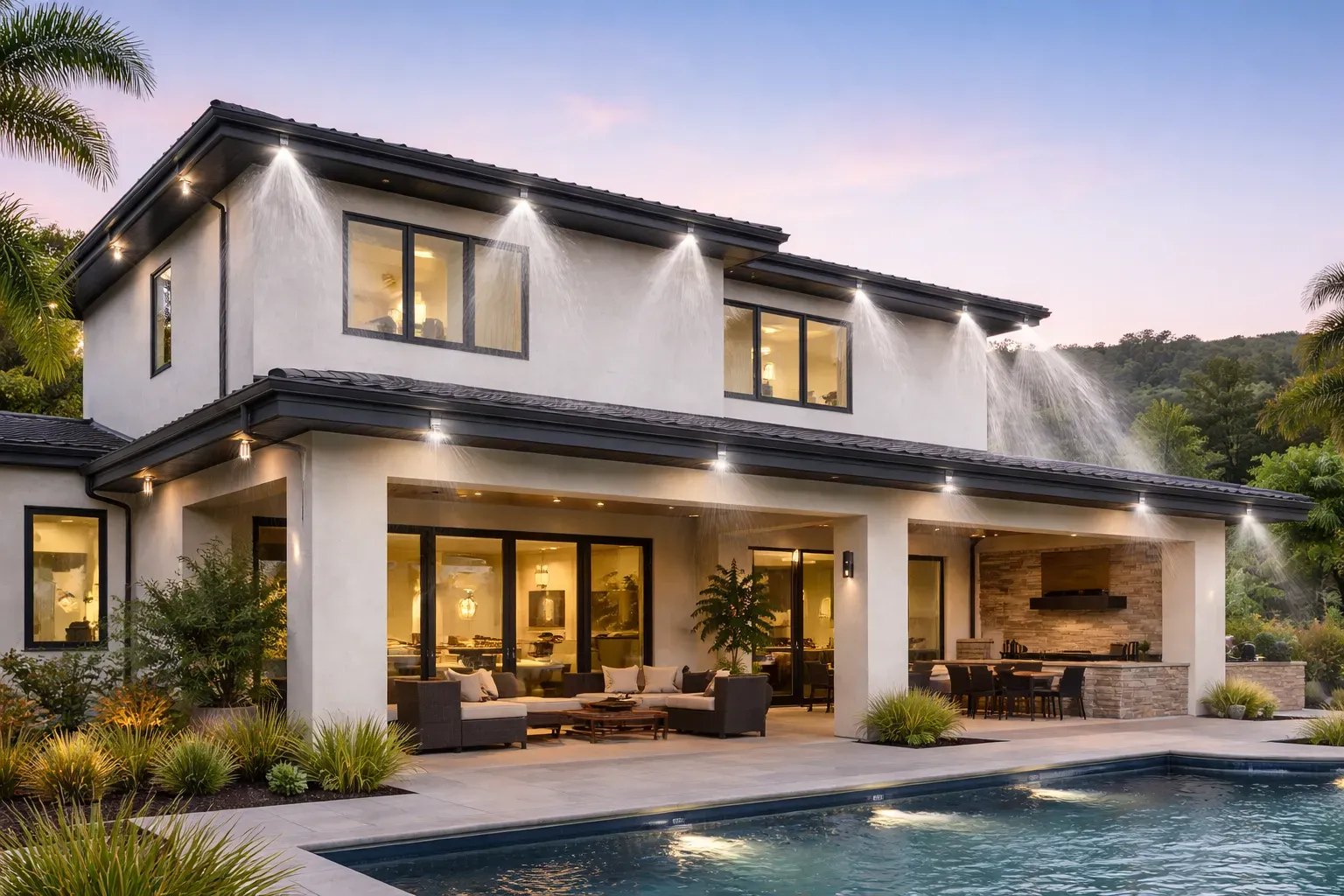 A contemporary custom home rebuilt in Los Angeles by Addition Building and Design
