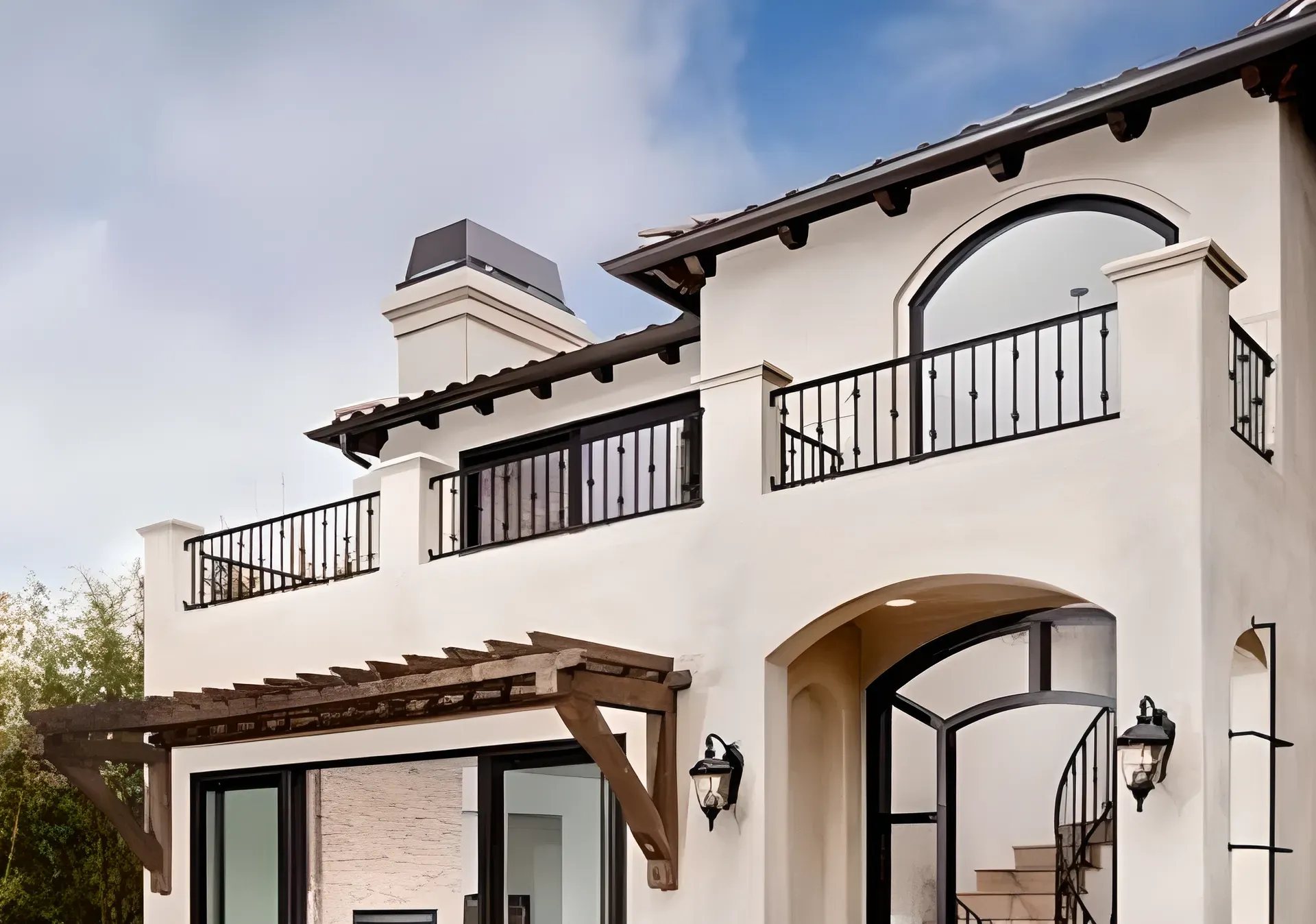 A Mediterranean custom home in Los Angeles by Addition Building and Design